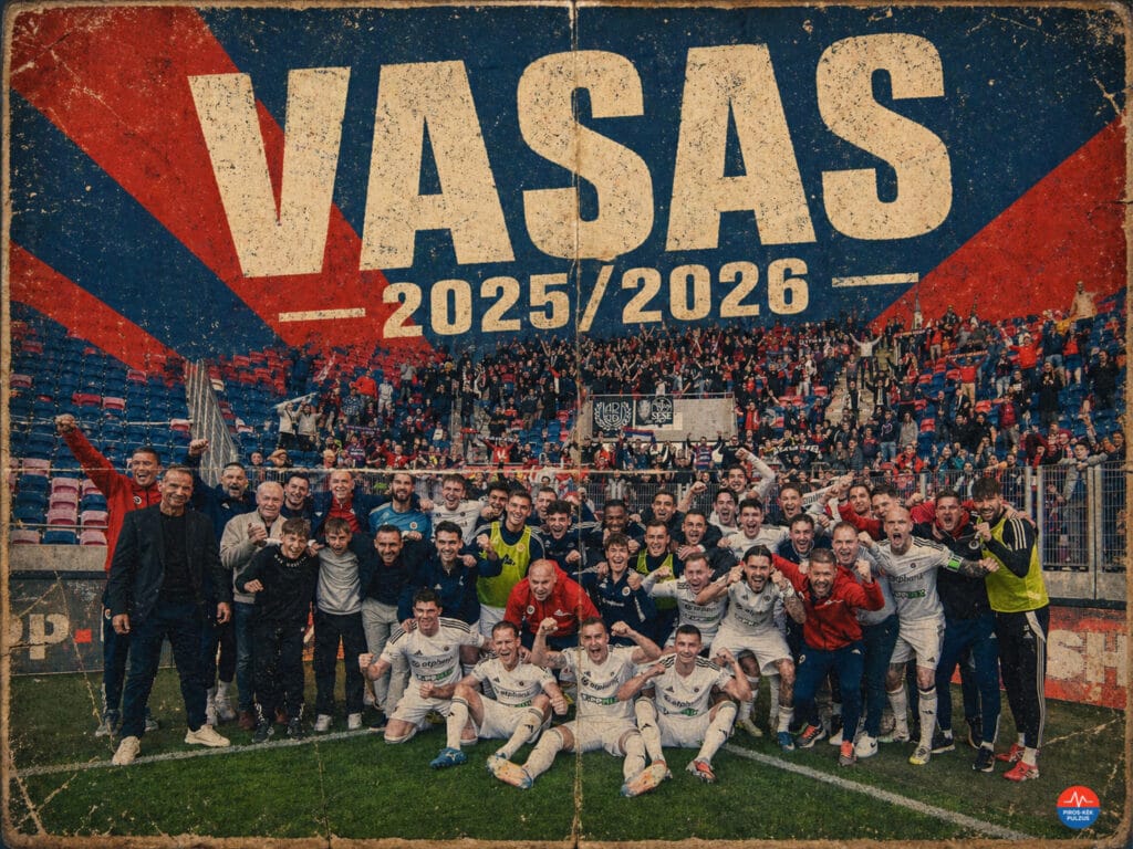 A Vasas-család ünnepli a feljutást!